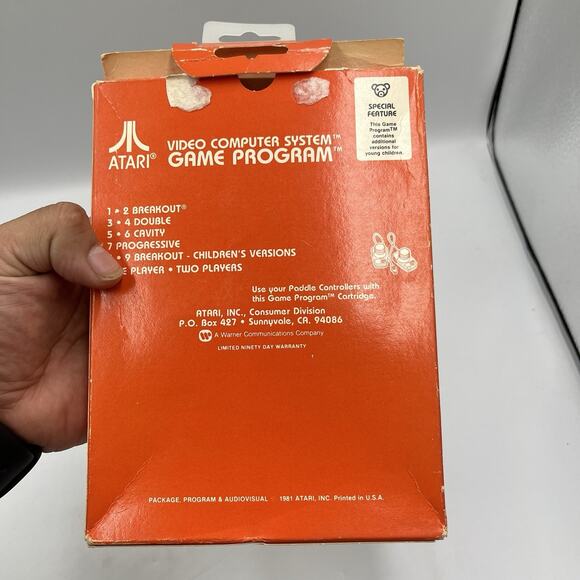 Super Breakout Atari 2600 CIB - Tested & Complete - Picture 11 of 15